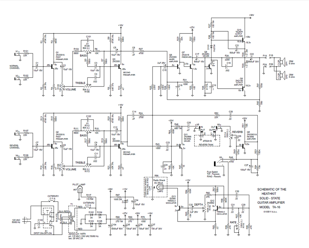 Heathkit TA-16 Solid-state amplifier - CtG electronics